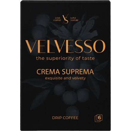 Кофе в дрип-пакетах Velvesso Crema Suprema, 6 шт х 11,5гр