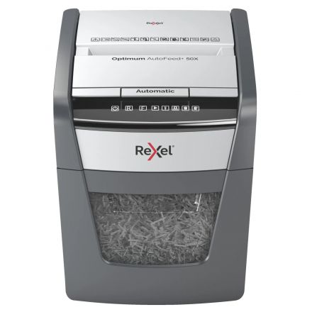 Шредер (уничтожитель) Rexel Optimum AutoFeed+ 50X 4ур.секр.,50лист,20л
