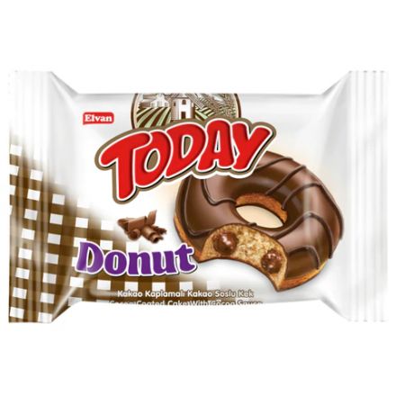 Кекс TODAY "Donut", со вкусом какао, ТУРЦИЯ, 24 штуки по 40 г в шоу-боксе, 1368т Кекс TODAY "Donut", со вкусом какао, ТУРЦИЯ, 24 штуки по 40 г в шоу-боксе, 1368т