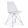 Стул Тулип Айрон Чаир/Tulip Iron Chair (мод.EC-123)/1 шт. в упаковке металл/пластик, 54,5*48*83,5см, white (белый)