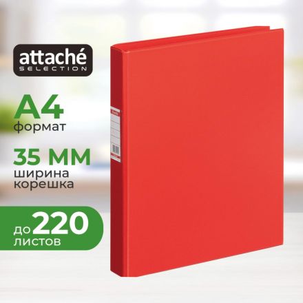 Папка на 2-х кольцах Bantex 35 мм красная до 200 листов