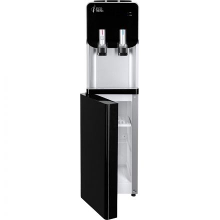 Кулер напольный ECOTRONIC M40-LCE black-silver со шкафчиком Кулер напольный ECOTRONIC M40-LCE black-silver со шкафчиком