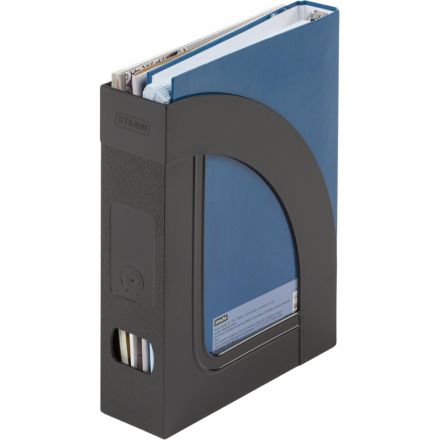 Вертикальный накопитель Attache Economy Респект пластиковый черный ширина 70 мм Вертикальный накопитель Attache Economy Респект пластиковый черный ширина 70 мм