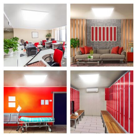 Светильник светодиодный с драйвером АРМСТРОНГ SONNEN СТАНДАРТ 6500 K, холодный белый, 595х595х30 мм, 40 Вт, матовый, 237155 Светильник светодиодный с драйвером АРМСТРОНГ SONNEN СТАНДАРТ 6500 K, холодный белый, 595х595х30 мм, 40 Вт, матовый, 237155