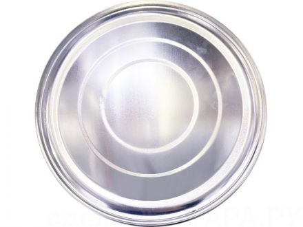 Ведро металл 20л. крышка-обруч  синий