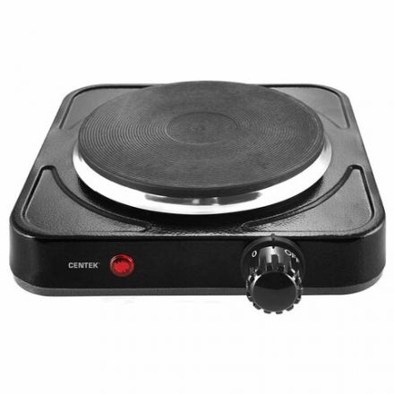 Настольная электрическая плита CENTEK CT-1506, 1000 Вт, 1 конфорка, 5 режимов нагрева, черная, CT-1506 Black Настольная электрическая плита CENTEK CT-1506, 1000 Вт, 1 конфорка, 5 режимов нагрева, черная, CT-1506 Black