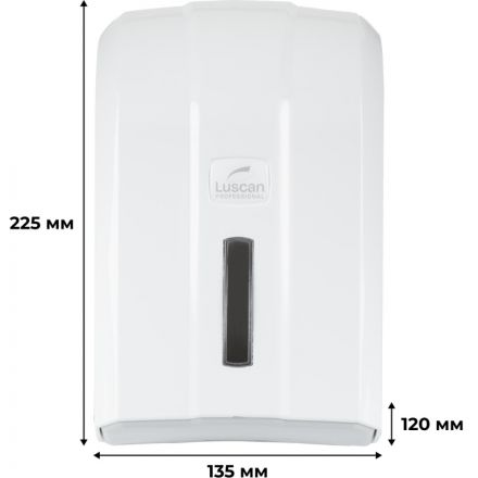 Диспенсер для туалетной бумаги лист Luscan Professional белый Диспенсер для туалетной бумаги лист Luscan Professional белый