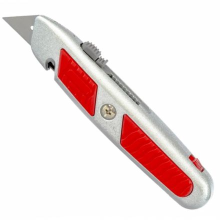 Нож Matrix 18мм трапециев.лезвие,отделение для лезвий,метал.корпус (78967) Нож Matrix 18мм трапециев.лезвие,отделение для лезвий,метал.корпус (78967)