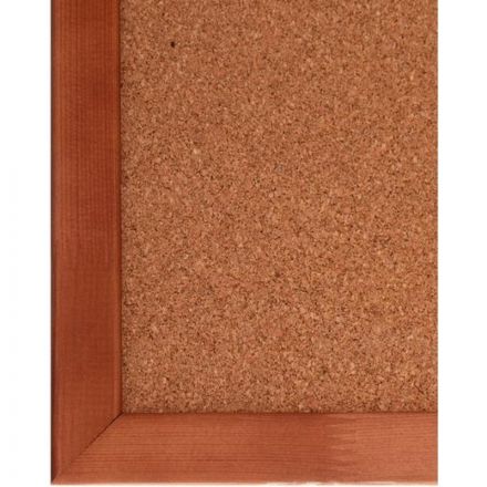 Доска пробковая 100х150 Комус Premium деревян. рама