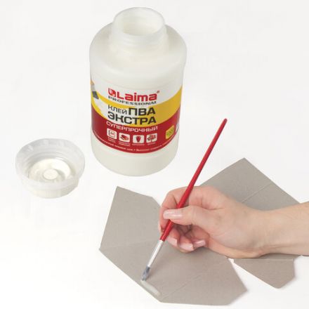 Клей ПВА Экстра Суперпрочный 1 кг (керамика, ткань, кожа, дерево, бумага, картон), LAIMA, 606432 Клей ПВА Экстра Суперпрочный 1 кг (керамика, ткань, кожа, дерево, бумага, картон), LAIMA, 606432