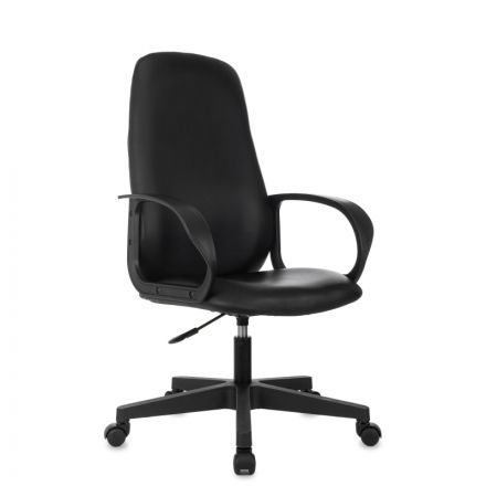 Кресло БР Комус Мебель EChair 660 экокожа,черный,пластик Кресло БР Комус Мебель EChair 660 экокожа,черный,пластик