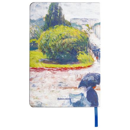 Блокнот А5 (143x210 мм), BRAUBERG VISTA "Edvard Munch", под кожу, гибкий, 80 л., 112060 Блокнот А5 (143x210 мм), BRAUBERG VISTA "Edvard Munch", под кожу, гибкий, 80 л., 112060