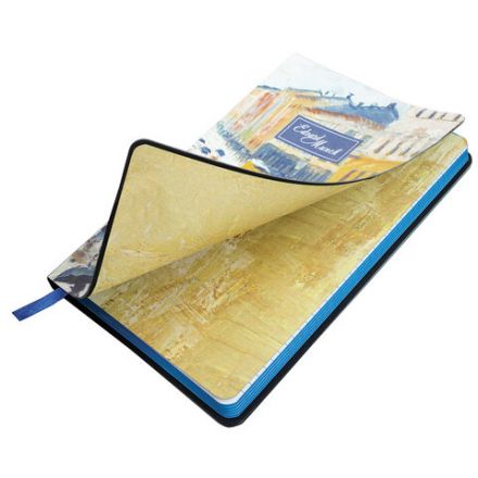 Блокнот А5 (143x210 мм), BRAUBERG VISTA "Edvard Munch", под кожу, гибкий, 80 л., 112060 Блокнот А5 (143x210 мм), BRAUBERG VISTA "Edvard Munch", под кожу, гибкий, 80 л., 112060