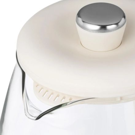 Чайник BigTech ZHK203GWH, бежевый 1,8л.,стекло