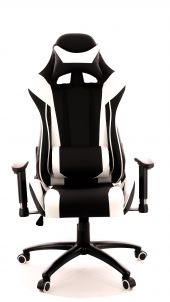 Кресло Everprof Lotus S6 Экокожа Черный/Белый