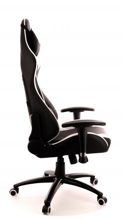 Кресло Everprof Lotus S6 Экокожа Черный/Белый