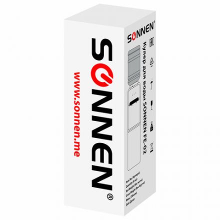 Кулер для воды SONNEN FE-02, напольный, НАГРЕВ/ОХЛАЖДЕНИЕ ЭЛЕКТРОННОЕ, 2 крана, белый, 454996 Кулер для воды SONNEN FE-02, напольный, НАГРЕВ/ОХЛАЖДЕНИЕ ЭЛЕКТРОННОЕ, 2 крана, белый, 454996