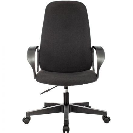 Кресло 0MX_VB_Echair-660 ТC ткань черный пластик Кресло 0MX_VB_Echair-660 ТC ткань черный пластик