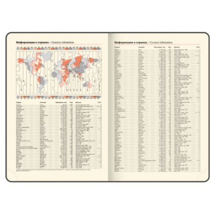 Ежедневник датированный 2026 БОЛЬШОЙ ФОРМАТ 210х297 мм, А4, BRAUBERG "Imperial", под кожу, бордо, 117248