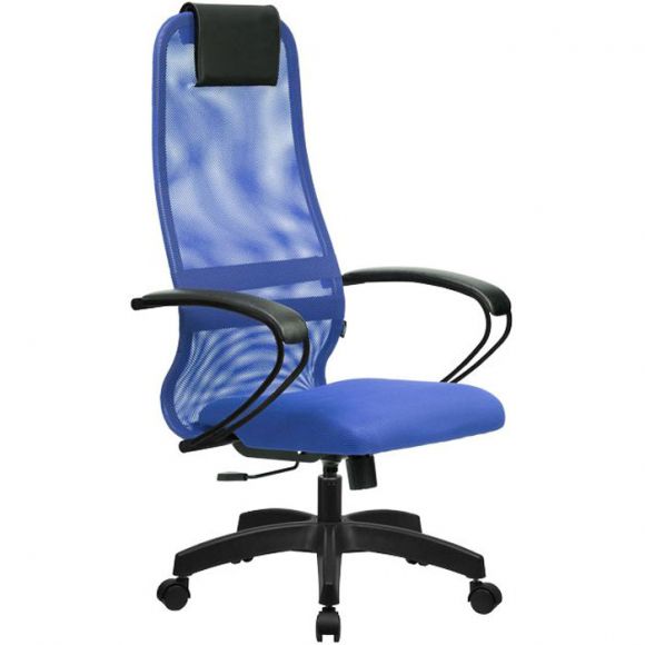 Кресло Метта SU-BP-8 синее/синее Pl