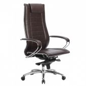Кресло Метта Samurai Lux-2 Infinity Easy Clean  коричневый