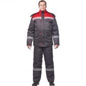 Костюм рабочий зимний муж з31-КПК сер/красн (р.64-66) 182-188 (Арсенал-СП) Костюм рабочий зимний муж з31-КПК сер/красн (р.64-66) 182-188 (Арсенал-СП)