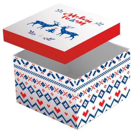 Коробка складная подарочная MESHU "Nordic", (15*15*15см) Коробка складная подарочная MESHU "Nordic", (15*15*15см)