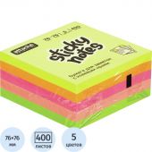 Стикеры Attache Selection куб 76х76, радуга 400 л Стикеры Attache Selection куб 76х76, радуга 400 л