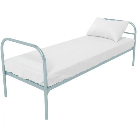 Кровать CAM_металлическая одноярусная Бюджет+ 900х1900,сетка 100х50