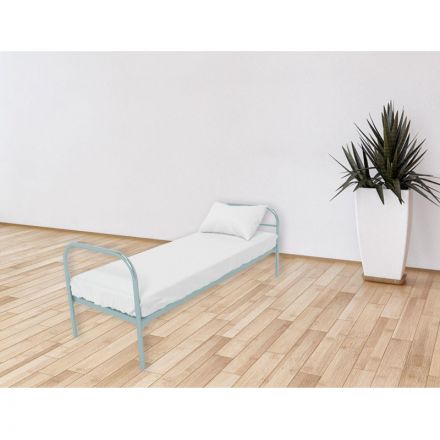 Кровать CAM_металлическая одноярусная Бюджет+ 900х1900,сетка 100х50