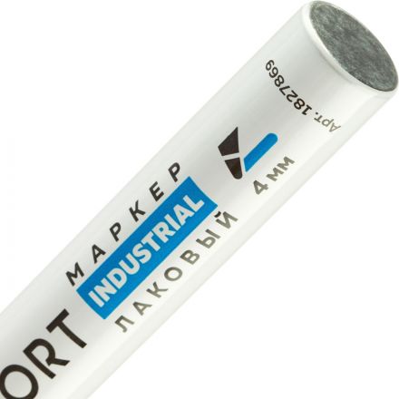 Маркер лаковый TOPFORT Industrial 4 мм синий Маркер лаковый TOPFORT Industrial 4 мм синий