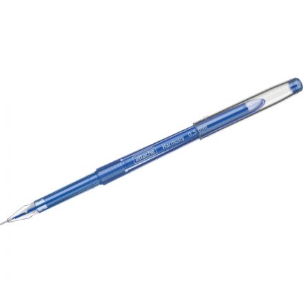 Ручка гелевая одноразовая Attache Harmony синяя (толщина линии 0.5 мм) Ручка гелевая одноразовая Attache Harmony синяя (толщина линии 0.5 мм)