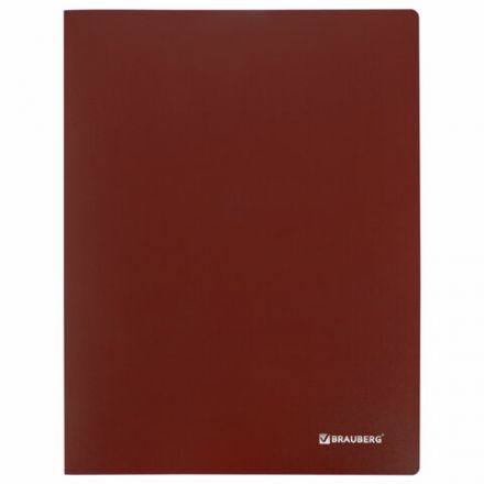 Папка 40 вкладышей BRAUBERG "Office", красная, 0,6 мм, 271328 Папка 40 вкладышей BRAUBERG "Office", красная, 0,6 мм, 271328