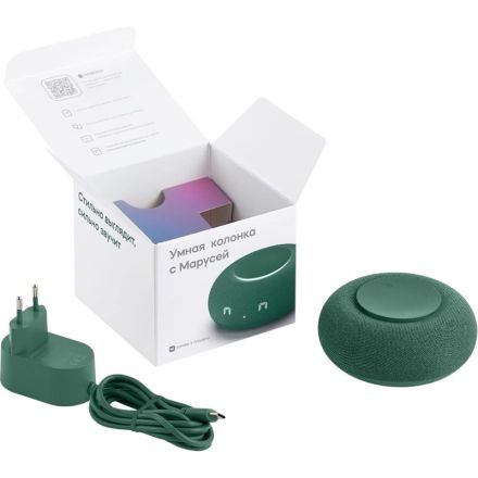 Умная колонка VK Капсула Мини с гол помощником Марусей, хвойн-зел (MRC02SG) Умная колонка VK Капсула Мини с гол помощником Марусей, хвойн-зел (MRC02SG)