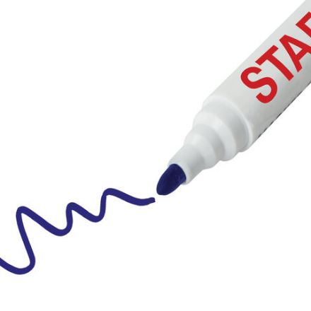 Маркер стираемый для белой доски СИНИЙ, STAFF "Manager" WBM-491, 5 мм, с клипом, 151492 Маркер стираемый для белой доски СИНИЙ, STAFF "Manager" WBM-491, 5 мм, с клипом, 151492