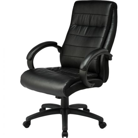Кресло BN_Dp_EChair-648 TPU кожзам черный, пластик черный Кресло BN_Dp_EChair-648 TPU кожзам черный, пластик черный