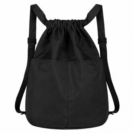 Рюкзак спортивный мешок HEIKKI PACK (ХЕЙКИ), 2 отделения, увеличенный объем, 40х35 см, черный, 272419 Рюкзак спортивный мешок HEIKKI PACK (ХЕЙКИ), 2 отделения, увеличенный объем, 40х35 см, черный, 272419