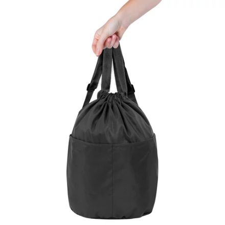 Рюкзак спортивный мешок HEIKKI PACK (ХЕЙКИ), 2 отделения, увеличенный объем, 40х35 см, черный, 272419 Рюкзак спортивный мешок HEIKKI PACK (ХЕЙКИ), 2 отделения, увеличенный объем, 40х35 см, черный, 272419