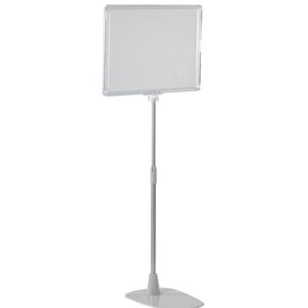 Стойка-инфодержатель напольная КОМПЛЕКТ 2 шт., А4 (высота трубки до 55 см) ПРОЗРАЧНАЯ, 202356 Стойка-инфодержатель напольная КОМПЛЕКТ 2 шт., А4 (высота трубки до 55 см) ПРОЗРАЧНАЯ, 202356