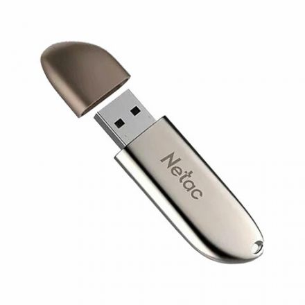 Флеш-диск 64 GB NETAC U352, USB 2.0, металлический корпус, серебристый, NT03U352N-064G-20PN Флеш-диск 64 GB NETAC U352, USB 2.0, металлический корпус, серебристый, NT03U352N-064G-20PN