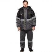 Костюм рабочий зимний мужской з43-КПК сер/черн (р.52-54) 158-164(серия З) Костюм рабочий зимний мужской з43-КПК сер/черн (р.52-54) 158-164(серия З)