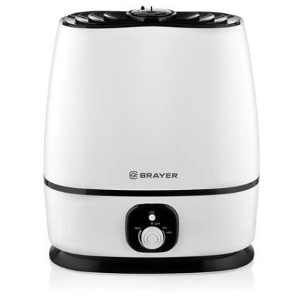 Увлажнитель воздуха BRAYER BR4702, объем бака 6 л, 25 Вт, арома-контейнер, белый Увлажнитель воздуха BRAYER BR4702, объем бака 6 л, 25 Вт, арома-контейнер, белый