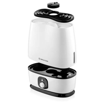 Увлажнитель воздуха BRAYER BR4702, объем бака 6 л, 25 Вт, арома-контейнер, белый Увлажнитель воздуха BRAYER BR4702, объем бака 6 л, 25 Вт, арома-контейнер, белый