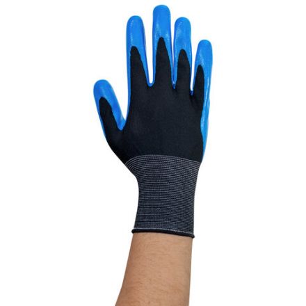 Перчатки полиэфирные РУБИСЕНС прочные эластичные 1 пара, 15 класс, 46-48 г, разм 9, покрытие - облив РЕЛЬЕФНЫЙ ЛАТЕКС, супер сцепление, СВС, pe15nt син/син Перчатки полиэфирные РУБИСЕНС прочные эластичные 1 пара, 15 класс, 46-48 г, разм 9, покрытие - облив РЕЛЬЕФНЫЙ ЛАТЕКС, супер сцепление, СВС, pe15nt син/син