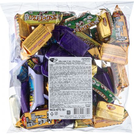 Конфеты Рот Фронт Огни Москвы, Замоскворечье, Коровка топл.мол., 700г