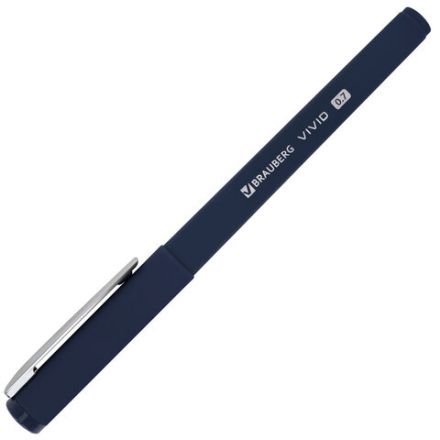 Ручки шариковые с грипом BRAUBERG "VIVID", НАБОР 3 ШТУКИ, СИНИЕ, SOFT TOUCH покрытие, узел 0,7 мм, линия письма 0,35 мм, 144401 Ручки шариковые с грипом BRAUBERG "VIVID", НАБОР 3 ШТУКИ, СИНИЕ, SOFT TOUCH покрытие, узел 0,7 мм, линия письма 0,35 мм, 144401