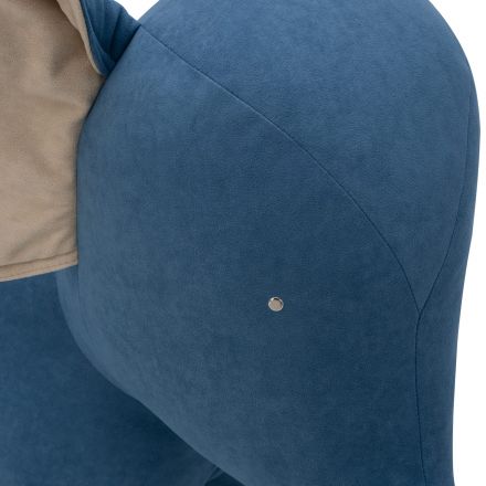 Пуф Leset Elephant Omega 45, компаньон Omega 02, Ткань Велюр