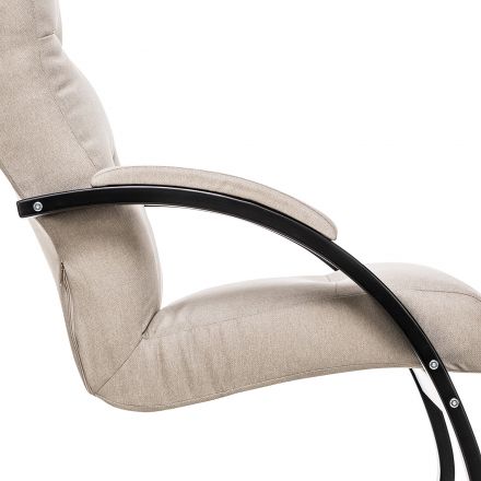 Кресло-качалка Leset Милано, Венге, Malmo 05, Ткань Рогожка Кресло-качалка Leset Милано, Венге, Malmo 05, Ткань Рогожка