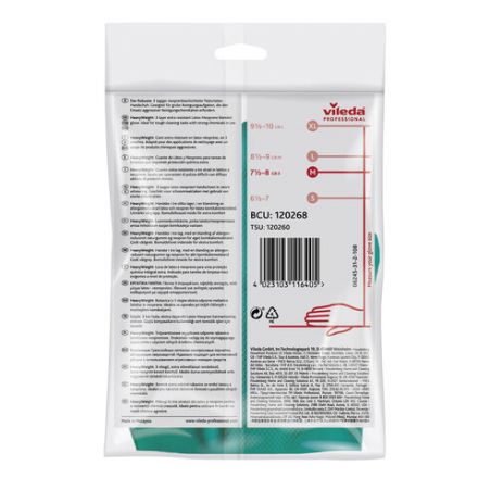 Перчатки МНОГОРАЗОВЫЕ латексные VILEDA, х/б напыление, СВЕРХПРОЧНЫЕ (неопрен), размер 7,5-8, M (средний), зелено-желтые, вес 120 г, 174305 Перчатки МНОГОРАЗОВЫЕ латексные VILEDA, х/б напыление, СВЕРХПРОЧНЫЕ (неопрен), размер 7,5-8, M (средний), зелено-желтые, вес 120 г, 174305