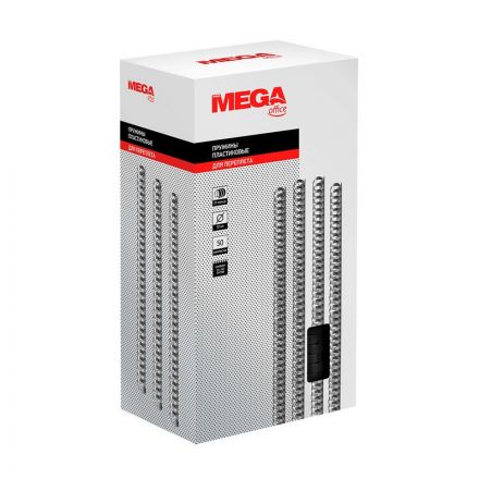 Пружины для переплета пластиковые Promega office 32 мм черные (50 штук в упаковке)